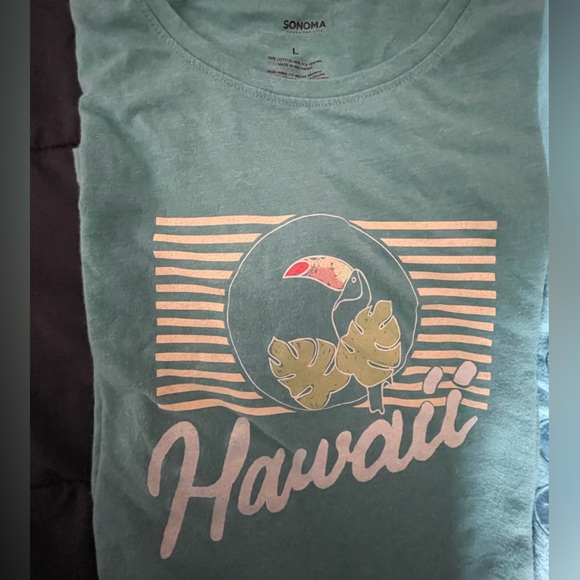 Sonoma Graphic Short Sleeve Graphic Tees, Bundle of 4 Women’s Size Large - Picture 4 of 11